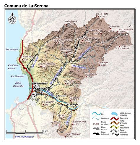 Mapa de ubicación: SENAME La Serena y alrededores