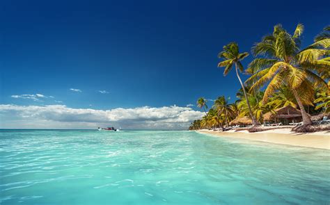 Playa paradisíaca en la República Dominicana