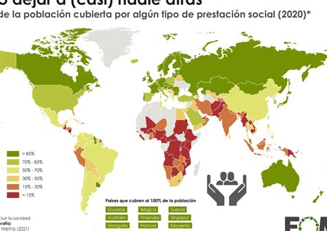 Mapa esquemático de los convenios bilaterales de seguridad social de Chile con otros países.