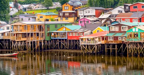 Fotografía de palafitos o paisaje de Chiloé