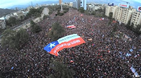 Imagen de archivo del estallido social en Chile