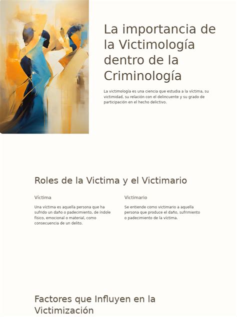 Esquema de las relaciones entre criminología, victimología, víctima y delincuente