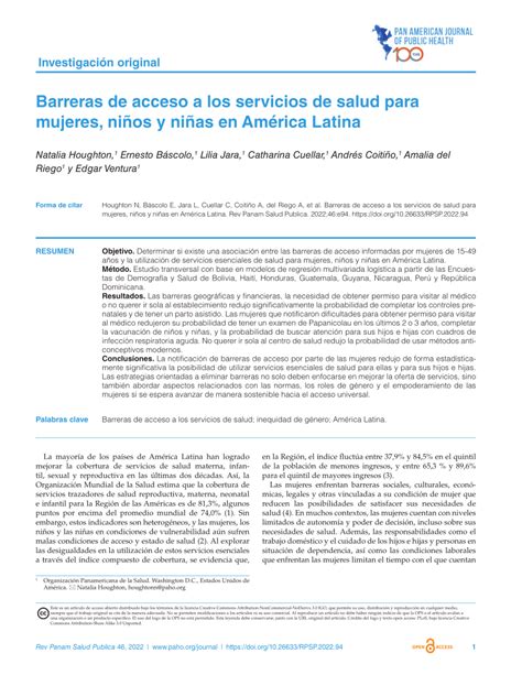 Esquema de las barreras de acceso a la salud para niños en el Sename
