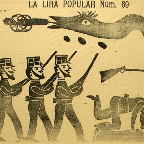 Detalle de xilografía en un pliego de Lira Popular