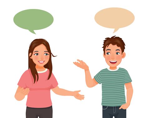 Dibujo de una pareja conversando abierta y sinceramente