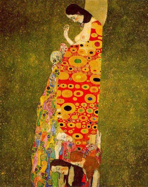 Representación artística de la obra de Gustav Klimt 