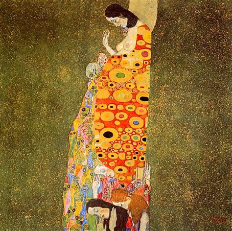 GUSTAV KLIMT. LA ESPERANZA II, DETALLE. 1907.