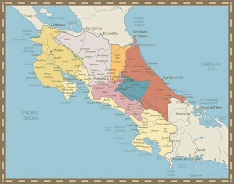 Mapa de Costa Rica destacando los cantones con mayores y menores índices de violencia contra las mujeres.