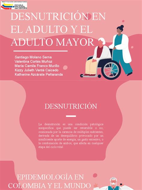 Diagrama de los factores que contribuyen a la desnutrición en adultos mayores