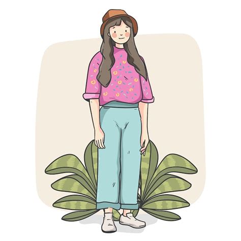 Ilustración de una adolescente en un centro de protección infantil