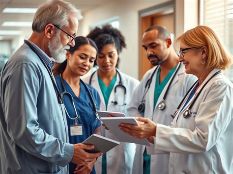 Equipo de profesionales de salud en atención domiciliaria