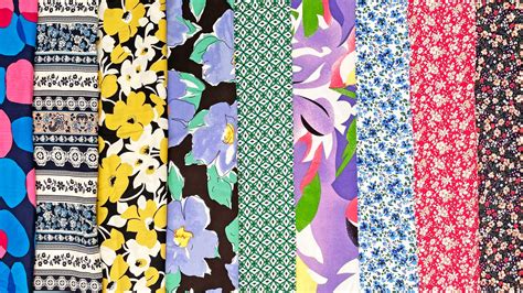 Tejidos con estampados florales vintage para ropa y accesorios