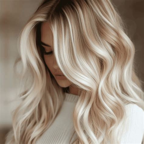 Mujer madura con mechas balayage sutiles y cabello brillante