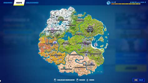 Mapa de Fortnite mostrando la ubicación de la estatua de Olive