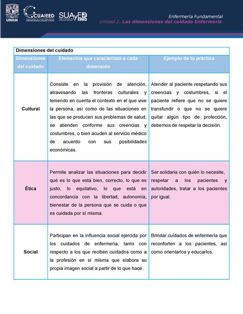 Esquema de las dimensiones del cuidado paliativo