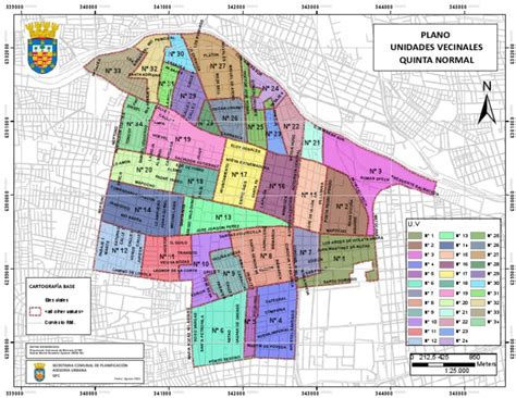 Mapa de Arica mostrando unidades vecinales con alto hacinamiento
