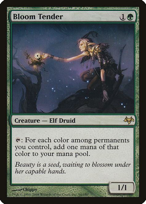 Ilustración de la carta Bloom Tender (Cuidadora de las flores)