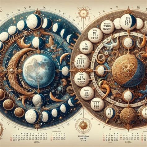 Diagrama del calendario lunar y solar, mostrando la relación entre la Epacta y la letra Dominical.
