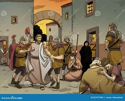 Ilustración de mártires cristianos resistiendo a la persecución