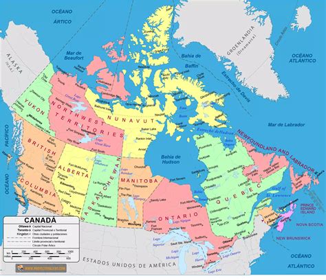 Mapa de Canadá mostrando comunidades indígenas con avisos de hervir agua