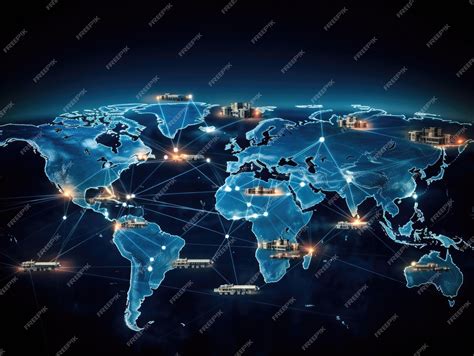 Mapa global con rutas Au Pair o personas interactuando en un entorno multicultural con niños