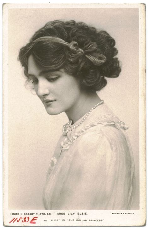 Fotografía de Lily Elsie en sus últimos años