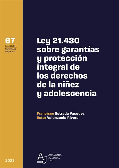 Infografía sobre la Ley de Garantías de la Niñez y Adolescencia
