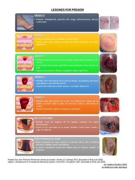 Esquema de las lesiones sufridas por la anciana