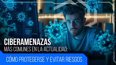 Ilustración de ciberamenazas comunes