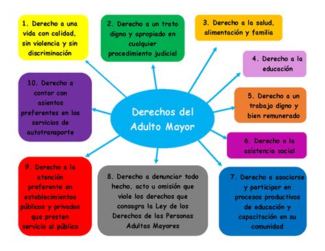 Infografía: Derechos del adulto mayor en procesos judiciales