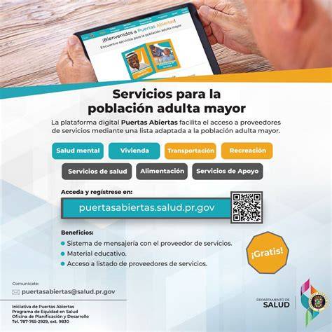 Mapa interactivo de servicios para adultos mayores