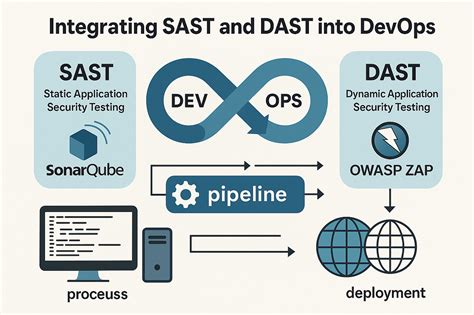 Diagrama de integración DevSecOps: SAST, DAST, IAST y SCA dentro del SDLC
