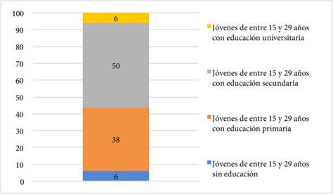 Gráfico que muestra el nivel educativo alcanzado por los egresados del SENAME.