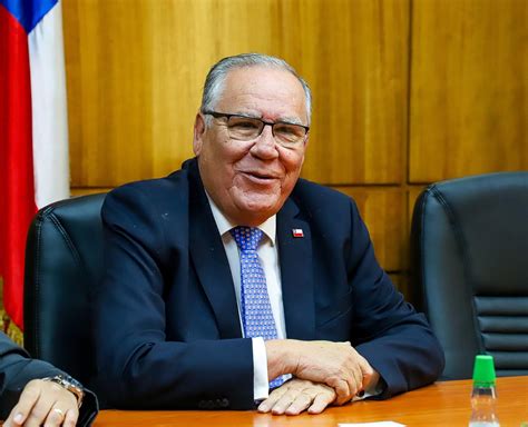 Foto de Jaime Campos como ministro de Justicia