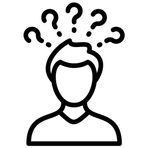 Persona con rostro pensativo y signos de interrogación alrededor, representando el sesgo de confirmación