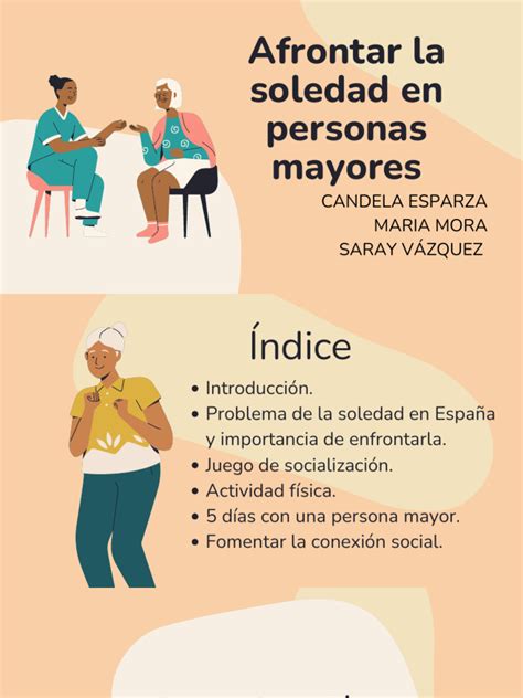 infografía sobre los indicadores de la soledad en personas mayores