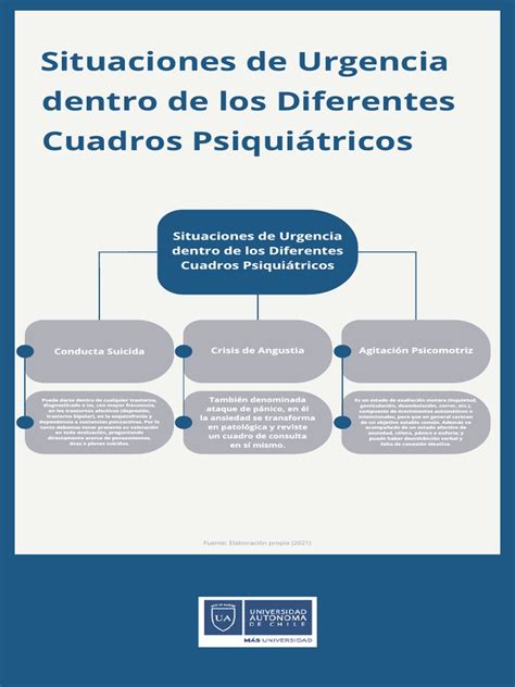 Esquema de las unidades psiquiátricas y 