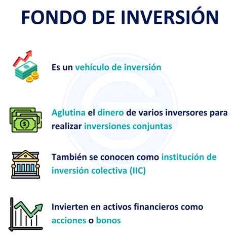 Infografía explicando el concepto de fondo de inversión y cómo se genera la rentabilidad a partir de la inversión en activos financieros.