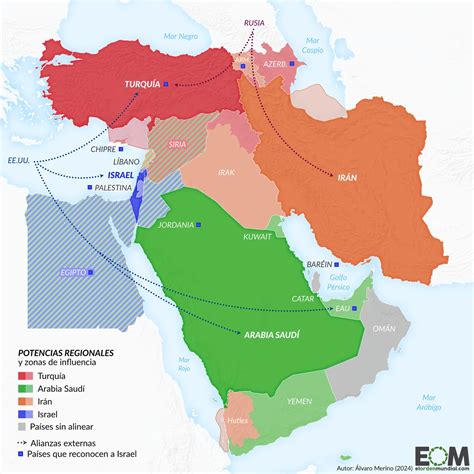 Mapa de Elona marcando las zonas de influencia djinn