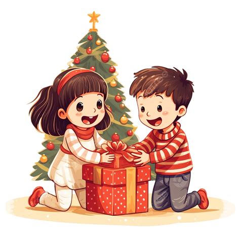 Niños abriendo regalos y jugando con juguetes nuevos en un centro SENAME