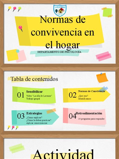 Infografía con consejos prácticos para establecer rutinas y normas de convivencia en el hogar.