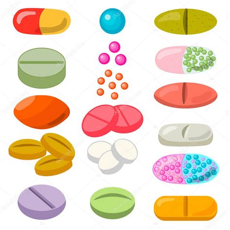 Ilustración de medicamentos o píldoras