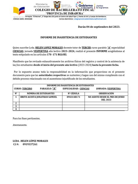 Gráfico comparativo de inasistencia grave por nivel educativo y dependencia
