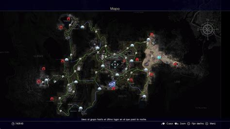 Ilustración de las complejas mazmorras secretas en Final Fantasy XV