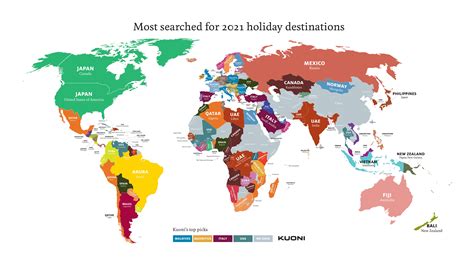 Mapa mundial con destinos destacados para jubilados