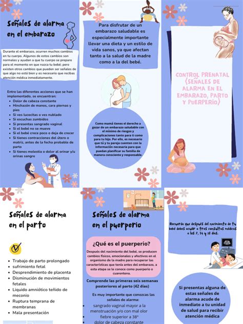 Gráfico con señales de alarma para buscar atención médica en niños