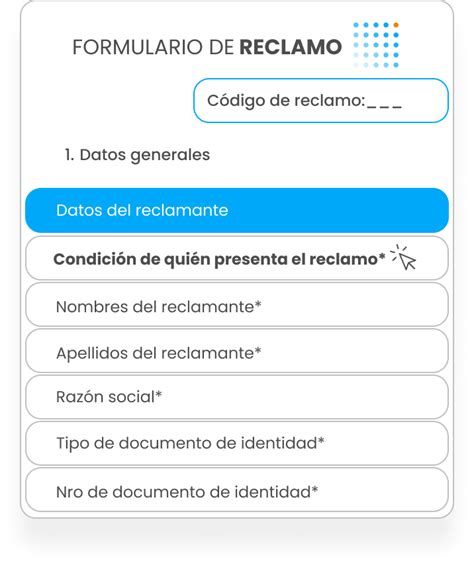 Icono representativo de un formulario de reclamo administrativo.