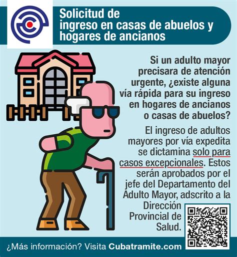 Infografía sobre los requisitos de ingreso a un hogar de ancianos
