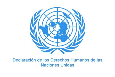 Ilustración del logo de las Naciones Unidas junto a símbolos de accesibilidad y derechos humanos.