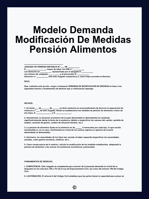 Esquema de las vías para la fijación y modificación de la pensión alimenticia